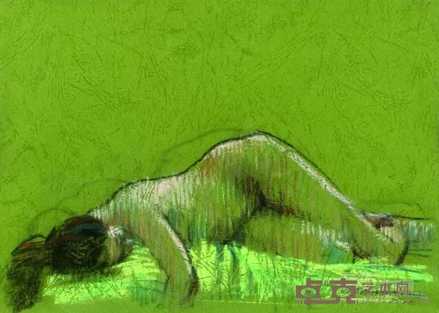 《寂静 （2011）》 徐文华 彩墨 30cm×22cm