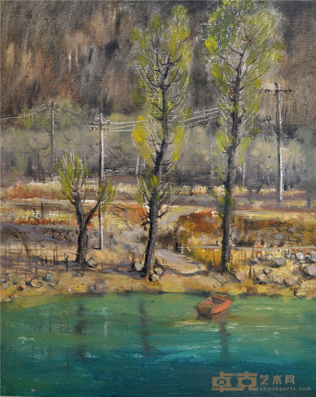 初春30X40布面油画2015