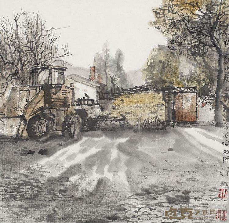 农家小院33-33cm 2015