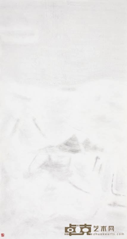 迹之六  190×95 cm   纸本水墨   2016
