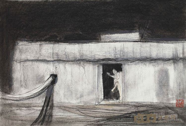 S虚无 夜景之二 17.8×26cm