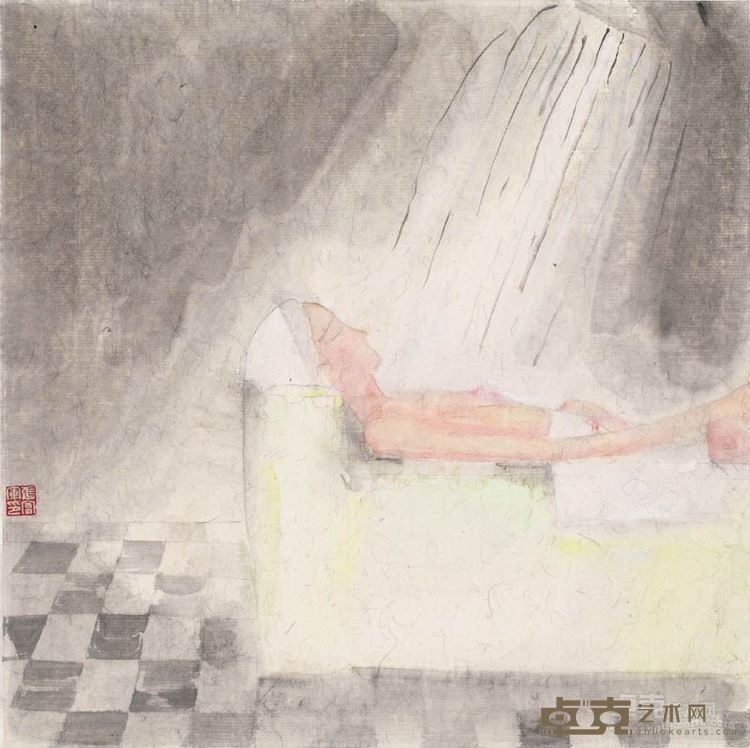 爱之破解（组画）之三  26.5×26.5cm