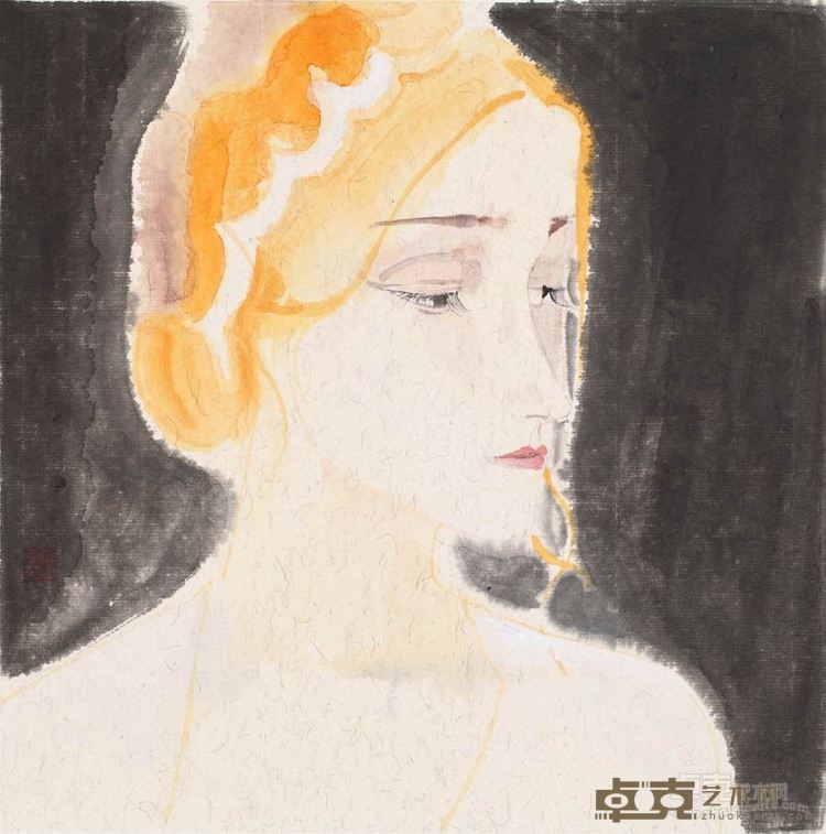 爱之破解（组画）之一  26.5×26.5cm