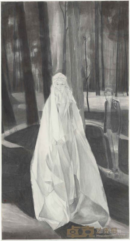 夜·伫立179.5×96.8cm