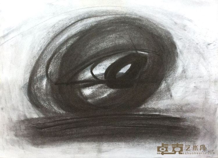《置空自己》之一 42cmX58cm