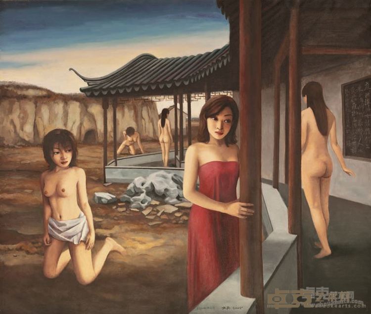 后园·无处告别Backyard-Nowhere to Say Goodbye 130x110cm2004
