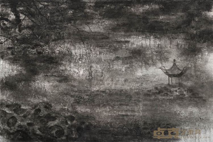 逝色·氤氲 布面丙烯200x100cm2016