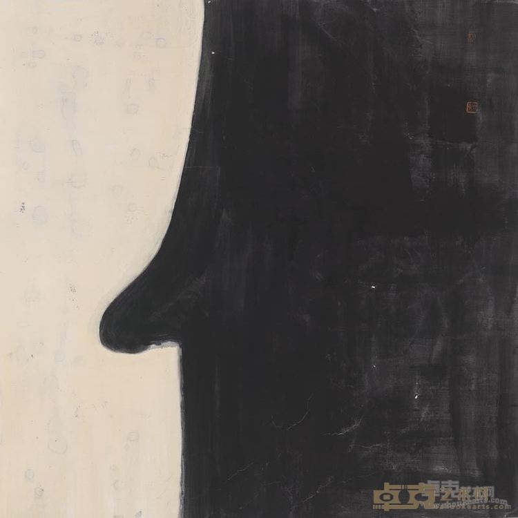 刘心乐 墨的思 水墨纸本 69cm×69cm 2015年