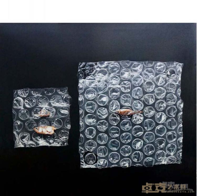 张为之 我们就这样死去-受害者  布面油画 70x70cm 2014