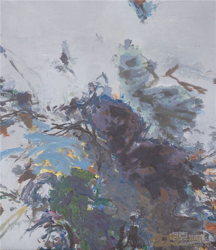 黄渊青《无题2015.13》 丙烯画布46x53cm 2015年