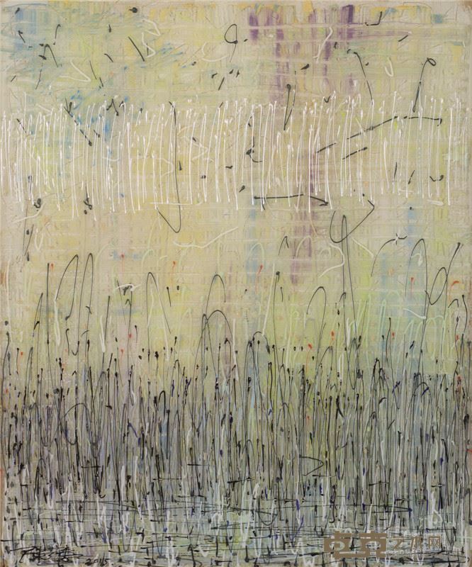 陈墙《作品15-37》综合材料 62x52 cm 2015年