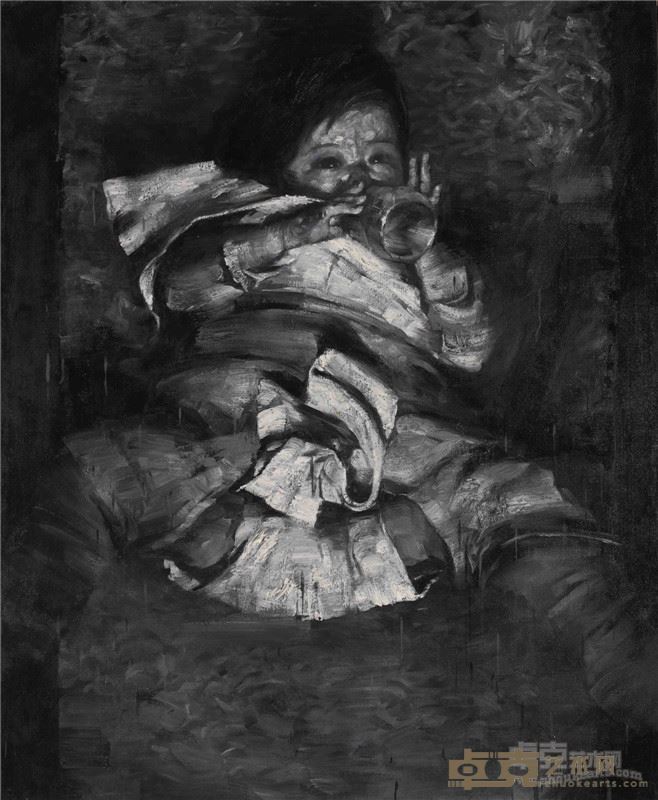 谭根雄《无题》布面油画150x120cm 2015年