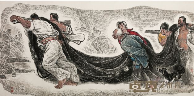 大汛 124cmX248cm 1988 年