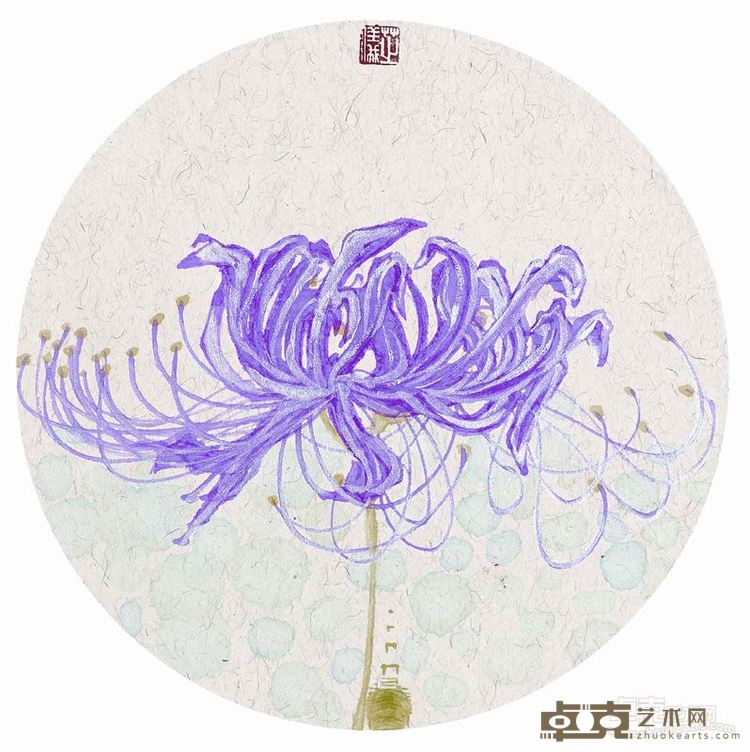 梦园系列一 21X21cm 纸本水墨 李颖琦 2016