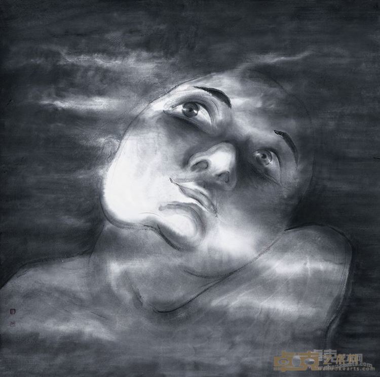 郁系列一 69X70cm 纸本水墨 郭召方 2016