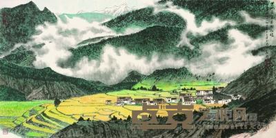 《天地氤氲》 68×135厘米 2015年