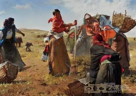 于明《捡牛粪》