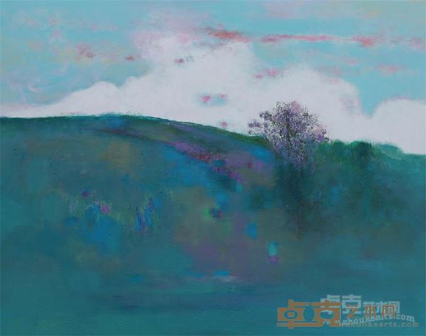 《云》布面油彩 80x100cm 2016年