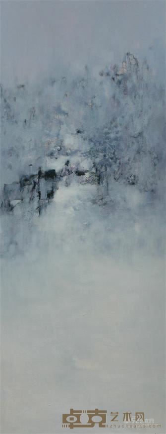 《风景06号》布面油彩 300x120cm 2003年