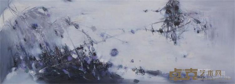 《10号》布面油彩 70x190cm 2008年