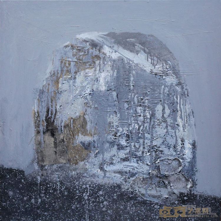 居-2 100×100cm 综合材料 2015年