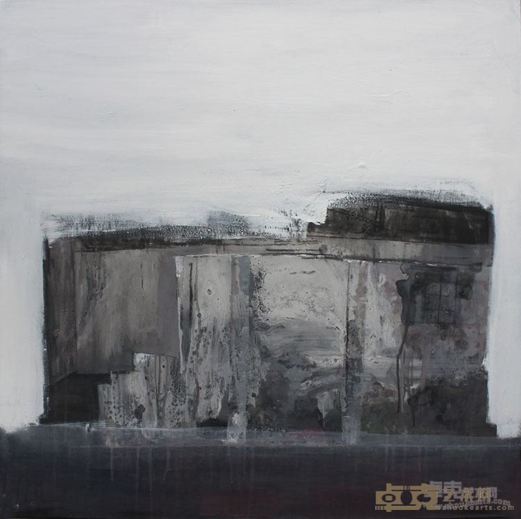 筑-11   100×100cm 综合材料 2015年
