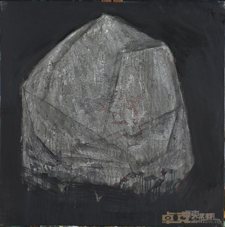 筑-4    综合材料100×100cm 2014年
