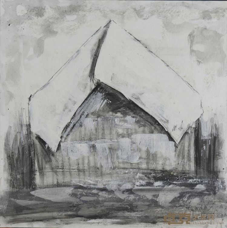 筑-2   综合材料 110×110cm 2014年