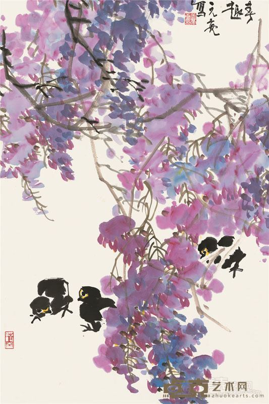 春趣69×46cm