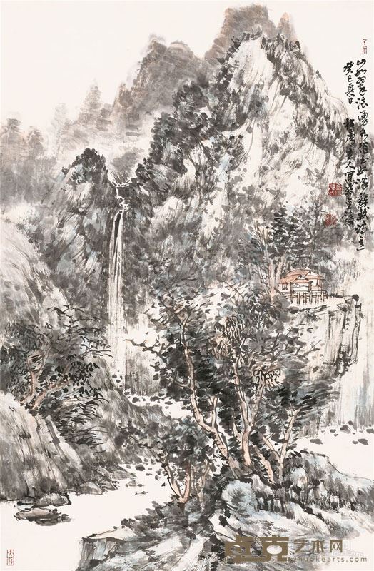 山翠玉虹 70×46cm
