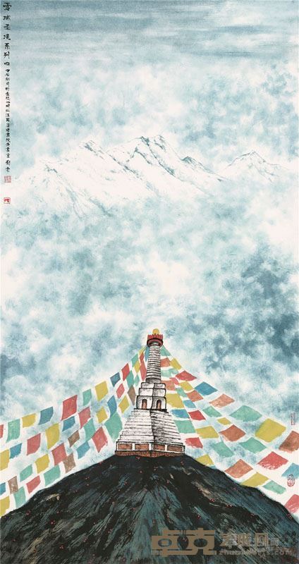 雪域圣境系列四148×80.5cm