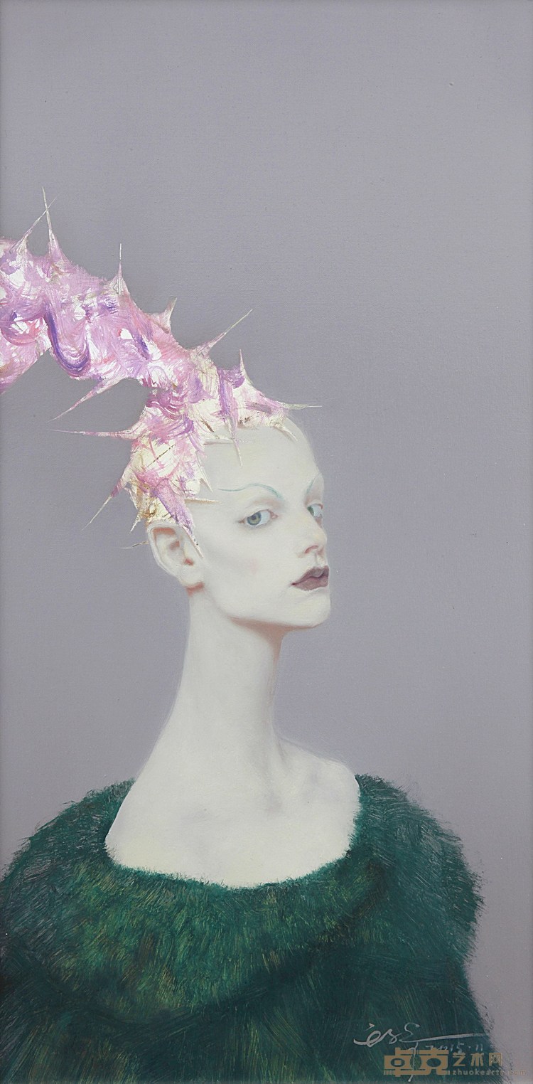蝴蝶1  布面油画  50×100cm 2015
