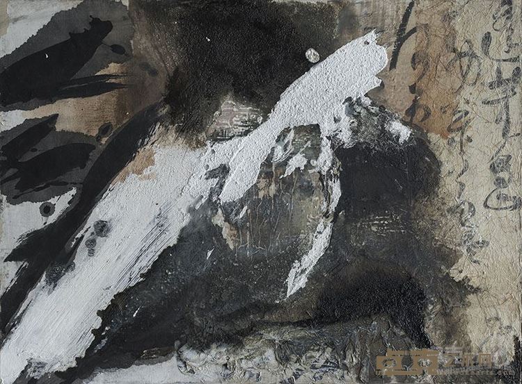 《日记之20151018》 综合材料 60X80cm 2015