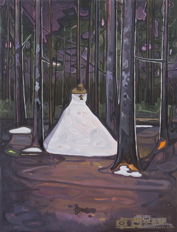 融化在深夜-170x130cm-2015