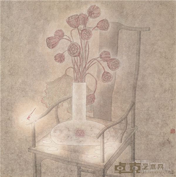 刘临 留香之一68x68cm