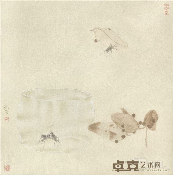 饶薇 秋趣之一 40×40