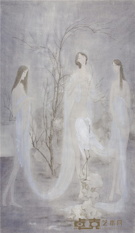 司子鸣 如梦令 220x105纸本2009