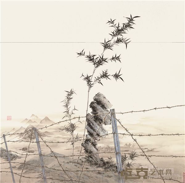 姚媛 追忆流逝66cmx66cm++2012年