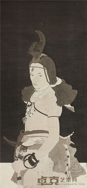 詹勇 辛巴系列之四１９２Ｘ８７ＣＭ 纸本 2016年