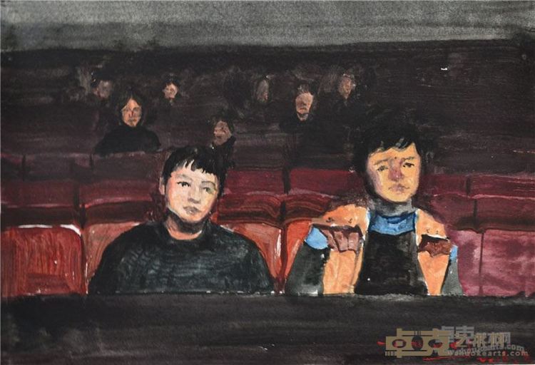 唐伟 《电影痕迹》23×16cm    纸本 2016