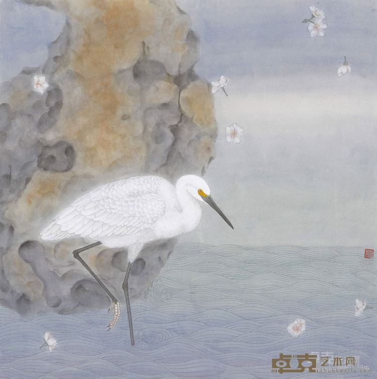 陈贵生 春去春又来之.流水65x65cm