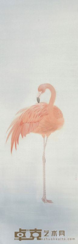 金盼盼 且舞燃湖 60X200cm 2016