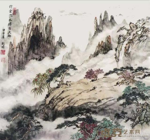 行云流水得自天趣 刘蟾