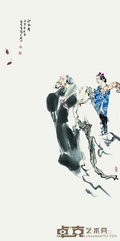 行教图     规格：68cm×138cm      纸本    创作年代：2011年