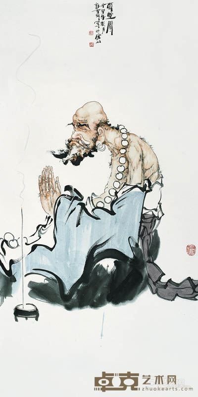 面壁图     规格：68cm×138cm    纸本   创作年代：2011年