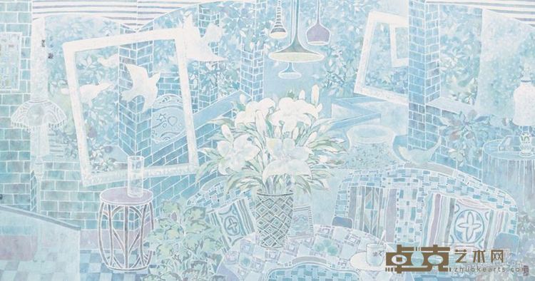 家-蓝色小调 180x96cm  2013