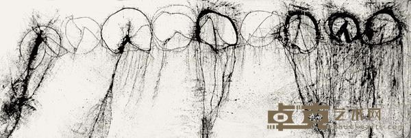 “囚境”系列 一了 800×260cm 2008年
