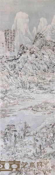 王天德 后山图 回 No15 MGSNT053 皮纸、墨、焰 185x58cm 2015