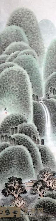 《山里人家》136X34CM