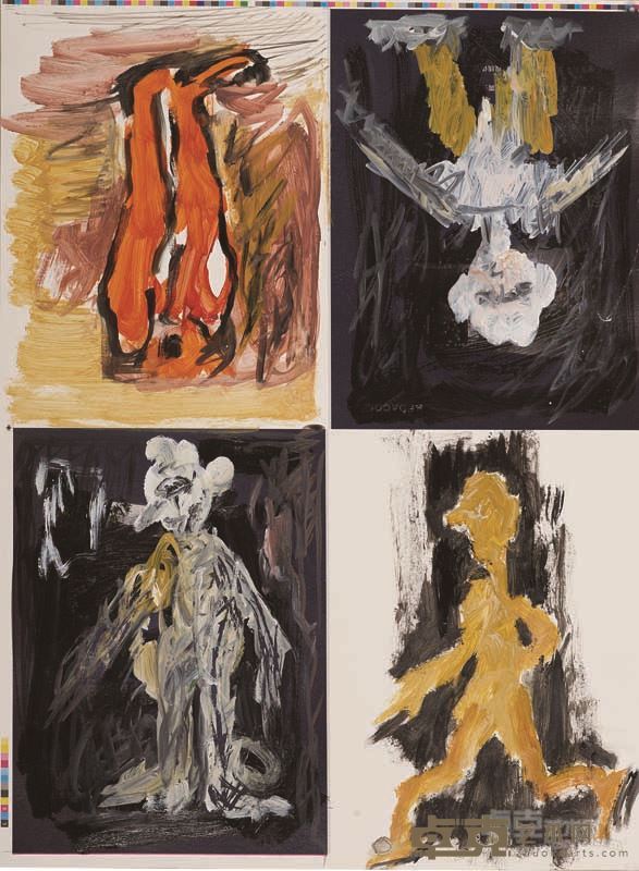 涂鸦-7纸本丙烯 35x45cm 2013